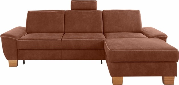 exxpo - sofa fashion, exxpo - sofa fashion Ecksofa, wahlweise mit Bettfunktion, exxpo - sofa fashion Ecksofa »Croma, hochwertige Detailverarbeitung, mit Kontrastnaht, L-Form«, bequem, wahlweise mit Bettfunktion und Bettkasten