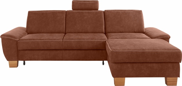exxpo - sofa fashion, exxpo - sofa fashion Ecksofa, wahlweise mit Bettfunktion, exxpo - sofa fashion Ecksofa »Croma, hochwertige Detailverarbeitung, mit Kontrastnaht, L-Form«, bequem, wahlweise mit Bettfunktion und Bettkasten