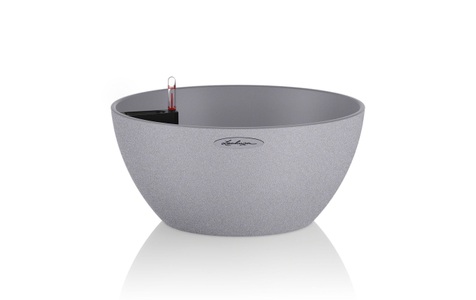 Lechuza, Lechuza Blumentopf Cubeto Color 30 Grau, Lechuza Cubeto Stone 13830 Pflanzgefäß Stein-Grau