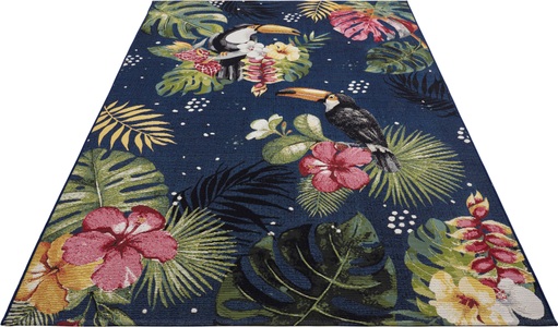Hanse Home, HANSE Home Outdoorteppich »Tropical Dream«, rechteckig, 3 mm Höhe, strapazierfähig, robust, pflegeleicht, fussbodenheizungsgeeignet, HANSE Home Teppich »Tropical Dream«