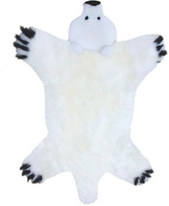 undefined, Fellteppich, »Spielteppich Bär«, Heitmann Felle, Motivform, Höhe 40 mm, gegerbt, Heitmann Felle Fellteppich »Bär«, fellförmig, 40 mm Höhe, Kinderteppich, echtes Lammfell, Kinderzimmer