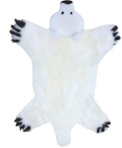 undefined, Fellteppich, »Spielteppich Bär«, Heitmann Felle, Motivform, Höhe 40 mm, gegerbt, Heitmann Felle Fellteppich »Bär«, fellförmig, 40 mm Höhe, Kinderteppich, echtes Lammfell, Kinderzimmer
