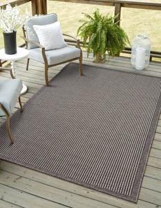 Myflair Möbel & Accessoires Teppich »Natura, LAGERRÄUMUNG!«, rechteckig, 6 mm Höhe, Uni Farben, mit Bordüre, Outdoor geeignet, Balkon, Terrasse