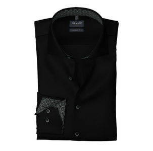 OLYMP Langarmhemd »Luxor modern fit« Global-Kentkragen, Businesshemd, modern fit