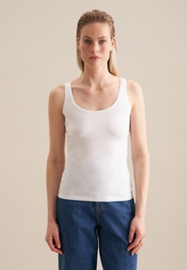 seidensticker Shirttop »Schwarze Rose«, Ohne Arm Rundhals
