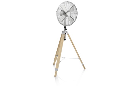 Tristar, Tristar Ve-5804 - Standventilator (Silber/Braun), Tristar - Standventilator VE-5804 Silber Braun, Silber, 130 cm