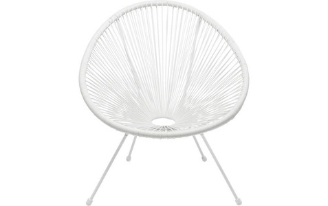 Kare Design, Sessel Acapulco Weiss, Sessel Acapulco Weiss Sessel Acapulco Weiss