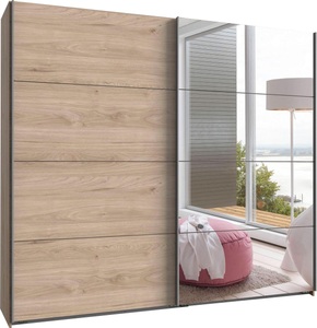 Wimex, Wimex Schwebetürenschrank »Ernie«, Wimex Schwebetürenschrank »Ernie Kleiderschrank mit Spiegel, Made in Germany«, Wähle deine Innenausstattung fertig konfiguriert im Schrank