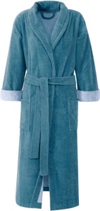Gözze, Unisex-Bademantel »Turin«, Gözze, Gözze Unisex-Bademantel »Turin«, (1 St.), für Damen & Herren, mit Gürtel und zwei aufgesetzten Taschen, lang