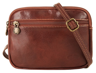 PIKÉ, Piké Umhängetasche, Piké Umhängetasche, echt Leder, Made in Italy