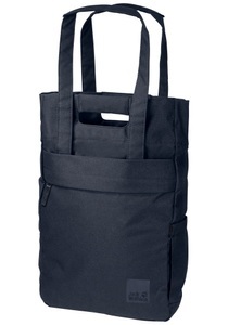 Jack Wolfskin, Jack Wolfskin Shopper mit Rucksackfunktion aus recyceltem Material Piccadilly one size blau night blue, Jack Wolfskin Shopper »PICCADILLY«