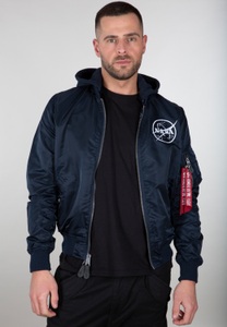 Alpha Industries, Alpha Industries Bomberjacke »ALPHA INDUSTRIES Men - Bomber & Flight Jackets«, Alpha Industries Bomberjacke »Alpha Industries Men - Bomber Jackets MA-1 LW HD NASA Glow Rev.«