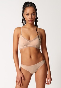 Skiny Soft-BH »Classicotton«, V-Ausschnitt mit transparenter Spitze