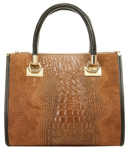CLUTY, Cluty Henkeltasche, Cluty Henkeltasche, echt Leder, Made in Italy