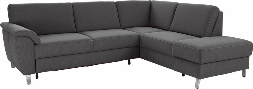SIT&MORE, sit&more Ecksofa, sit&more Ecksofa »Texel L-Form«, mit Federkern, wahlweise mit Bettfunktion und Bettkasten