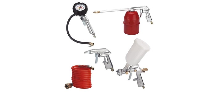Einhell, Druckluft-Set Profi 5-teilig, Einhell Druckluft-Set 5-teilig