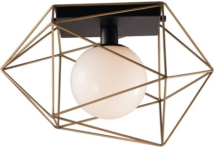 Eco-Light, ECO-Light I-ABRAXAS-PL1 ORO ABRAXAS Deckenleuchte E27 60 W Gold, Schwarz, ECO-LIGHT Deckenleuchte »ABRAXAS«, Leuchtmittel E27 ohne Leuchtmittel