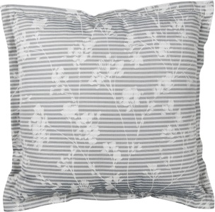 ELBERSDRUCKE, ELBERSDRUCKE Dekokissen »Blomma 07«, (1 St.), Kissen mit Füllung, 45x45cm, ELBERSDRUCKE Dekokissen »Blomma 07 weiss-grau«, Kissenhülle mit Polyesterfüllung im stilvollen Blumenprint, 45x45cm