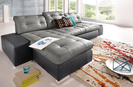 SIT&MORE, sit&more Ecksofa, sit&more Ecksofa »Palomino L-Form«, wahlweise XL oder XXL und mit Bettfunktion
