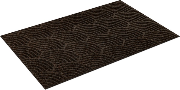 wash+dry, Wash+dry Fußmatte Dune Waves, wash+dry by Kleen-Tex Teppich »Waves«, rechteckig, 8 mm Höhe, In- und Outdoor geeignet, waschbar, Wohnzimmer