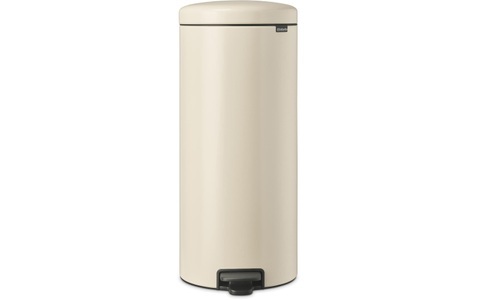 BRABANTIA, BRABANTIA - Abfalleimer NEWICON - Kunststoff - beige - 29.3/29.3/67.9 cm, Brabantia Mülleimer »NewIcon 30 Liter«, 1 Behälter