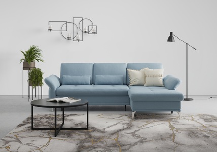 INOSIGN, INOSIGN Ecksofa »Palm Beach«, Federkern, mit Sitztiefenverstellung, wahlweise mit Bettfunktion, Bettkasten und Armteilverstellung, INOSIGN Ecksofa »Palm Beach L-Form«, Federkern, mit Sitztiefenverstellung, wahlweise mit Bettfunktion