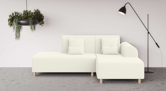 INOSIGN Ecksofa »Suyala«, L-Form mit Hocker