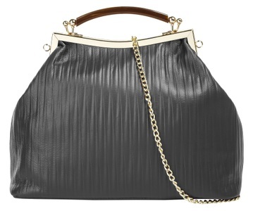 CLUTY, Cluty Henkeltasche, Cluty Henkeltasche, echt Leder, Made in Italy