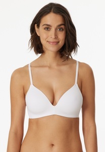 Schiesser, BH, BH ohne Bügel gepadded weiß - Invisible Soft 80B