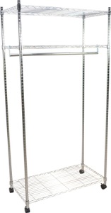 undefined, Garderobenständer, aus Metall, auf Rollen, auch stehend montierbar, INOSIGN Garderobenständer, aus Metall, auf Rollen, auch stehend montierbar