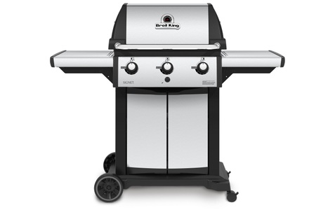 BROIL KING, Broil King - Gasgrill SIGNET 320 - EdelstahlEdelstahl/Gusseisen - silber/schwarz - 158/59/123 cm, Broil King Signet 320 Gasgrill