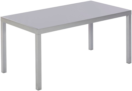 Merxx, Gartentisch »Taviano«, Aluminium, 150x90 cm, silberfarben, MERXX Gartentisch »Taviano«, (Tisch 90x150 cm), Aluminium, Sicherheitsglas