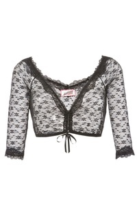 ANDREAS GABALIER KOLLEKTION, Andreas Gabalier Kollektion Dirndlbluse, Damen mit zarter Tüllspitze, 