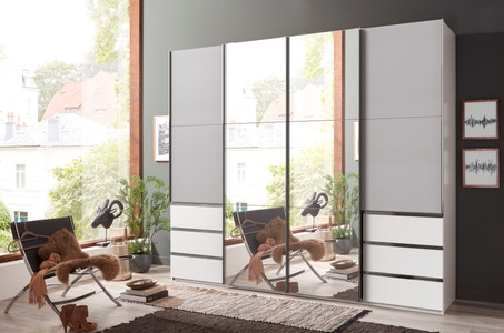 fresh to go, Fresh To Go Schwebetürenschrank »Level«, Wimex Schwebetürenschrank »Level by fresh to go«, mit Synchronöffnung