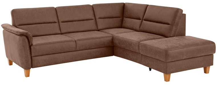 HOME AFFAIRE, Home affaire Ecksofa »Palmera«, Federkern, wahlweise mit Bettfunktion und mit/ohne Stauraum, Home affaire Ecksofa »Palmera L-Form«, Federkern, wahlweise mit Bettfunktion und mit/ohne Stauraum