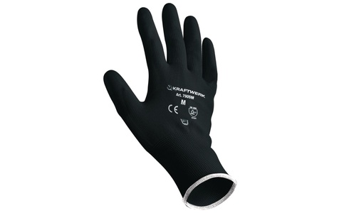 Kraftwerk, Kraftwerk Arbeitshandschuh M Kunstleder, Kraftwerk Arbeitshandschuh M Kunstleder, Schwarz