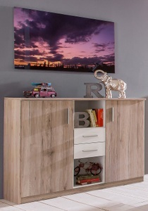 Wimex, Wimex Highboard »Joker«, Wimex Kombikommode »Joker«, Kommode mit 2 Einlegeböden, 124cm breit