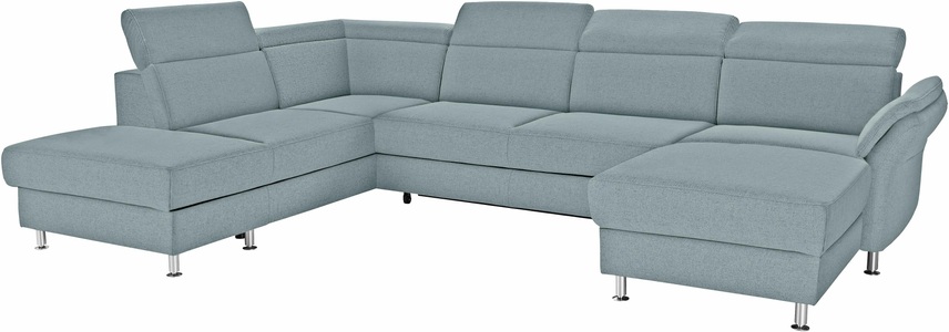 SIT&MORE, sit&more Wohnlandschaft, sit&more Wohnlandschaft »Avignon U-Form« wahlweise mit Bettfunktion und Stauraum, inklusive Kopfteilverstellung
