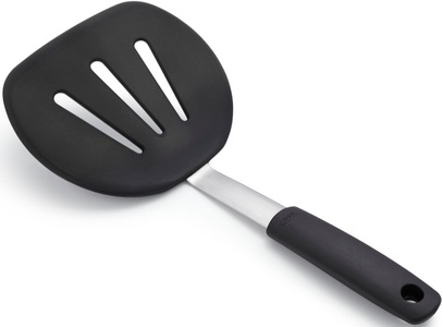 OXO, OXO - Schaber 30 cm - Schwarz, GG Pfannenwender flexibel oval L30cm Silikon