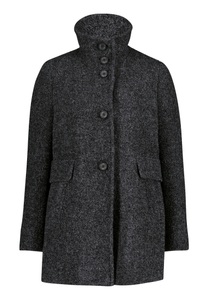 Gil Bret Wolljacke, ohne Kapuze, mit extra hohem Kragen