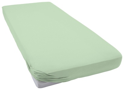 Janine, Elastik-Jersey-Spannbetttuch Janine grün Größe: 019, Janine Spannbettlaken »ELASTIC 5002«, für Matratzen bis 35 cm Höhe, 95% Baumwolle, hochwertig, langlebig