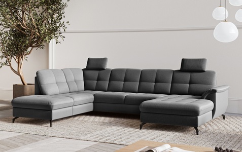 sit&more Wohnlandschaft »Zora U-Form«, wahlweise mit Bettfunktion und Bettkasten