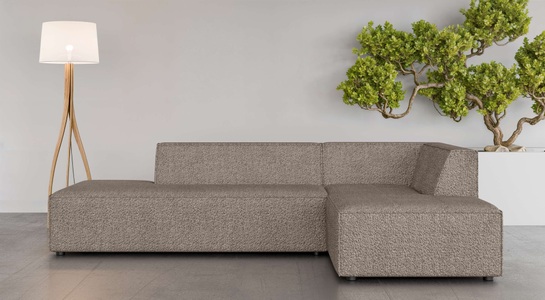 INOSIGN Ecksofa »Cavan«, L-Form, Ottomane links oder rechts bestellbar