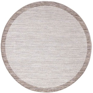 Carpet City, Carpet City Teppich »Outdoor«, rund, 5 mm Höhe, Wetterfest & UV-beständig, für Balkon, Terrasse, Wintergarten, Flachgewebe, auch in quadratischer Form erhältlich, Carpet City Teppich »Outdoor 470«, rund, 5 mm Höhe, UV-beständig, Flachgewebe, auch in quadratischer Form erhältlich