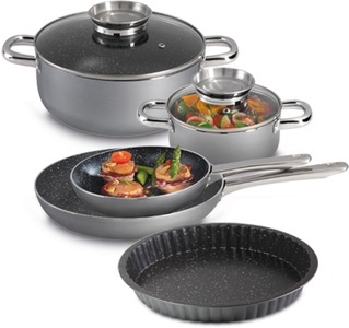 Stoneline, STONELINE Topf-Set (Set, 7-tlg.), 