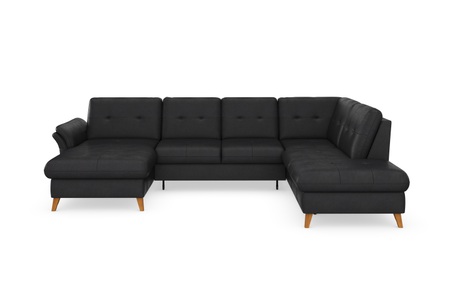 sit&more Wohnlandschaft »Göteborg«, inklusive Sitztiefenverstellung und Federkern, wahlweise mit Bettfunktion und Bettkasten