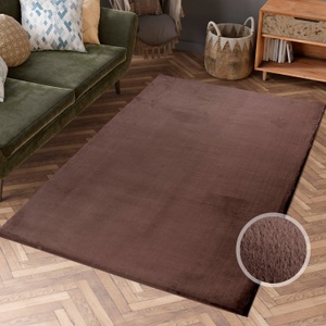Carpet City, Carpet City Hochflor-Teppich »TOPIA 400«, rechteckig, Kunstfell-Teppich mit Kaninchenfell-Optik, Wohnzimmer, Schlafzimmer, Carpet City Hochflor-Teppich »TOPIA 400«, rechteckig, 21 mm Höhe, Kunstfell-Teppich mit Kaninchenfell-Optik, Wohnzimmer, Schlafzimmer