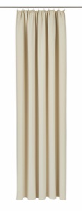 VHG, Vorhang, »Leon«, VHG, Kräuselband 1 Stück, VHG Verdunkelungsvorhang »Leon«, (1 St.), Energie sparend,Wärmeschutz,blickdicht,verschiedene Grössen