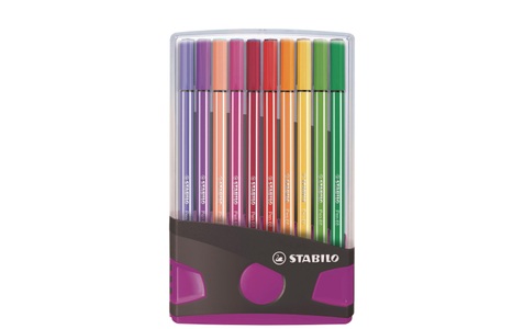 Stabilo, STABILO Filzstifte Pen 68, STABILO Faserstift »Pen 68 Colorpara«, Deckend