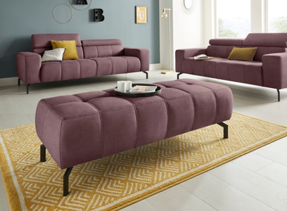 DOMO collection, DOMO collection Sitzhocker, DOMO collection Polsterhocker »Cunelli«, passend zur 